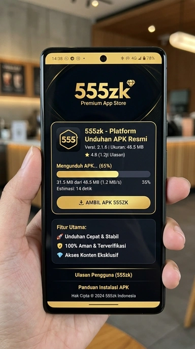 Tampilan halaman APK 555zk