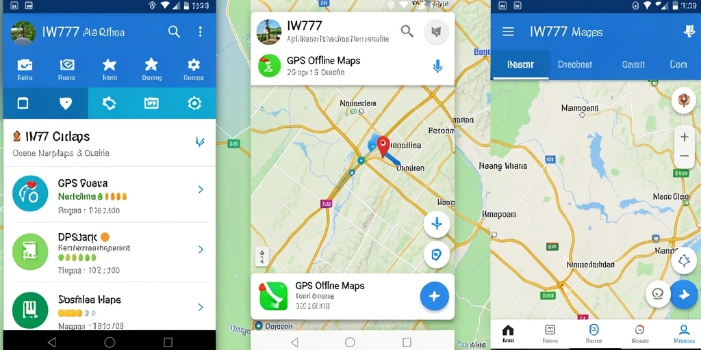 Tampilan antarmuka IW777 yang sederhana dan fungsional.